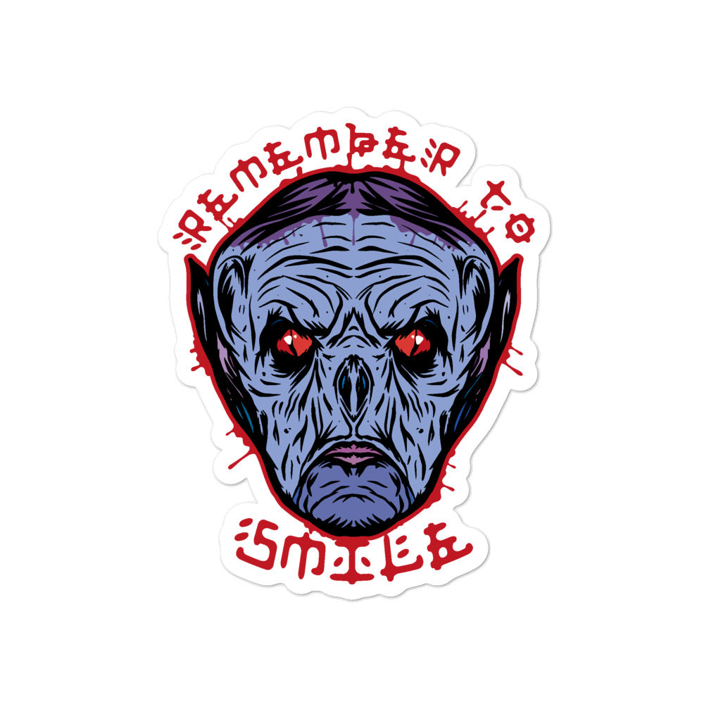 Remember to Smile | Bubble-free stickers