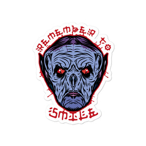 Remember to Smile | Bubble-free stickers