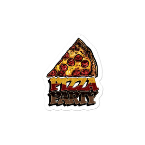 Pizza Party! | Bubble-free stickers