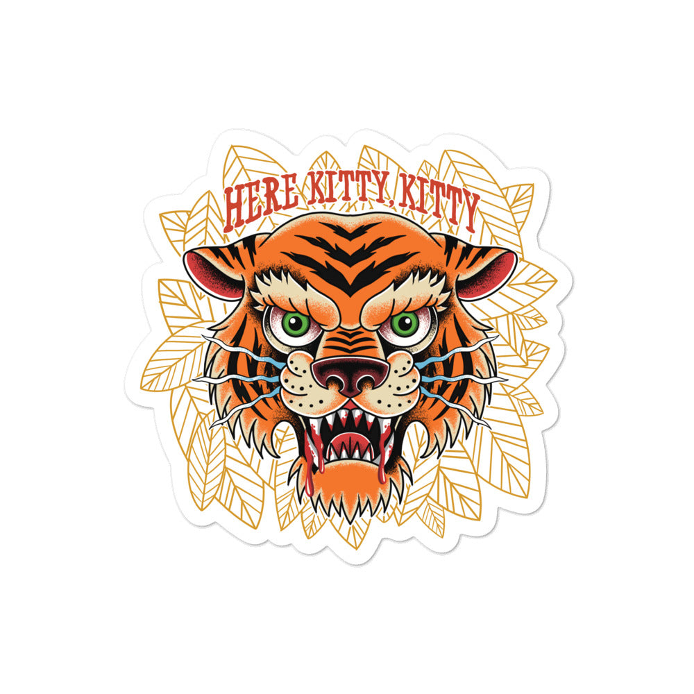 Here Kitty, Kitty | Bubble-free stickers