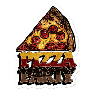 Pizza Party! | Bubble-free stickers