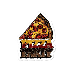 Pizza Party! | Bubble-free stickers