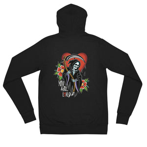 Reaper Love | Unisex Zip Hoodie