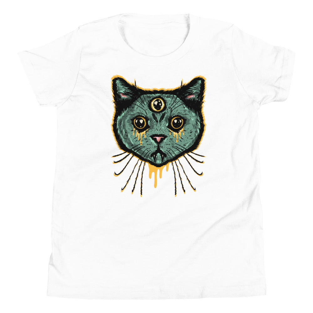 Three Eyed Feline | Youth Short Sleeve T-Shirt